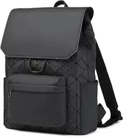 [Kono] Laptop Backpack Casual Daypack for School Travel Work Backpack, Large Capacity Fits 15.6-Inch Laptop, Fashionable Triangular Patchwork Design, Multiple Colors Available rucksack for Men
