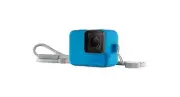 NIB GoPro SLEEVE + LANYARD $20 blue hero6 Black Hero5 Black HERO (2018)