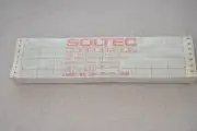 SOLTEC CORPORATION ZR1-01-25-25M FANFOLD RECORDING INSTRUMENT CHART PAPER