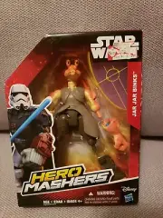 Star Wars jar Jar Binks Hero Masher Disney Action Figure NIB