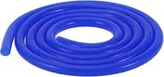 X AUTOHAUX Silicone Vacuum Tubing Hose 130PSI Max Pressure High Temperature Automotive Vacuum Line Blue 1 Pcs 5Ft 1/16" 2mm ID 3mm Thickness