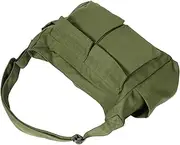 [VANZACK] Canvas Messenger Bag for Men Compact Crossbody Bag Multiple Pockets Water Resistant School Briefcase Travel Tote