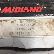 NEW MIDLAND HALDEX KN20025 TRAILER AIR SUPPLY CONTROL VALVE W/ KNOB, 1/4'' PORTS