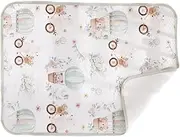 Diaper Changing Mat, Toddler Bed Sheets, Fabric Material, Washable Bassinet Pee Liner Mat, Waterproof Bedwetting Protection, Soft for Potty Training, Nursery Setup,1 Pack