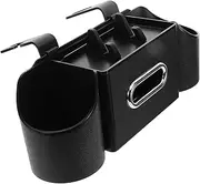 CHILDWEET Car Storage Box Travel Accessories Cars Hooks Car Seat Back Storage Rack Back Seat Organizer for Car Organization Accessories Car Garbage Bin Tissue Storage Rack Black