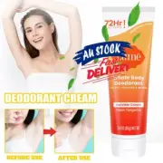 Lumes Whole Body Deodorant Cream Clean Tangerine Skin Safe 72Hr Odor Control