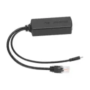 Ethernet DC48V To DC5V Power POE Splitter Adapter Injector Module USB Connec WTD