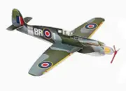 Large Foam Ww2 British Super Marine Spitfire Reproduction Foam Glider Toy