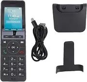 4G LTE Cordless Phone with SIM Card and SIP Accounts, 2.4in Color Screen, Wi Fi BT, 16H Talk Time Advanced Noise Cancellation,Waterproof Dustproof Drop-Resist, Network Family