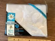 Penny's Penn-Press Fashion Manor double bed white sheet NOS
