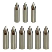 100 Grain 12pcs Glue on Field Points 5/16 inch Target Practic Archery Arrow Tips