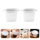 2 Pcs Rice Packing Box Steamed Boxes Cases Office Microwave Oven Washing