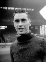 Ray Wood Manchester United goalkeeper 1953 Soccer Historic Old Photo
