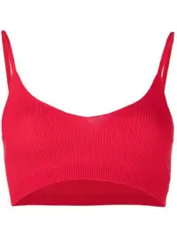 在飛比找Farfetch優惠-Alessi cashmere-blend bralette