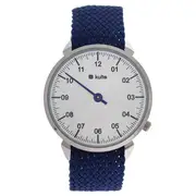 Kulte KUTPBL Forever - Silver/Blue Nylon Strap Watch by Kulte for Unisex - 1 Pc Watch
