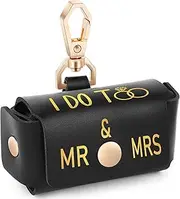 [LEJIAJINW] Engagement Gifts for Newly Engaged Couples - Engagement Gift Fiance Fiancee Gifts for Him/Her, Engagement Proposal Wedding Ring Holder Pouch Engagement Bearer Pillows for Dog Collar - I Do Too