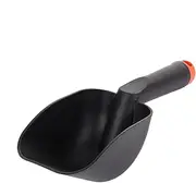 Garden Shovel, Planting Trowel Spade, Soil Digging Tool, Ergonomic Handle, Rust-Resistant Material, Black, Gardening & Outdoor Landscaping for Kids and Adults