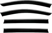 STIDPFZX Car Window Visor Rain Guard Side Window Deflector Weather Shield Compatible for VW ID6 2021 2022
