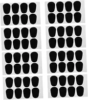Totority 64pcs Saxophone Tooth Pad Saxophone Pad Alto Saxophone Mouthpiece Pads Alto Saxophone Horn Hat Clarinet Thumb Rest Cushion Saxophones Thick Saxophone Mouthpiece Pads Black Rubber