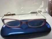 CHRISTY BRINKLEY Eyeglass Frames FLAMBOYANCE in PURPLE 49-17-135 With Case