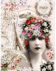 Whimsy Dust Victorian Lady Quilt Block Multi Szs FrEE ShiP WoRld Wide (W11