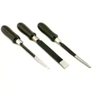 3 Woodworking Turning Chisels Workbench Art Craft Jewelry Design Hobby Tools