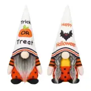 2pcs Halloween Gnome Faceless Ornaments for Halloween Table Ornament Tiered