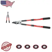 Extendable EasyCUT Compound Action Bypass Lopper 21" to 33" - Red
