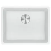 Franke Maris 520mm White Single Bowl Fragranite Undermount Sink MRG110-52PW-FPC