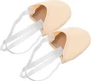 [Gogogmee] Ballet Dance Shoes Women's Half Sole Stretch Shoes Toe Pad Toe Guards for Dance Fitness Gymnastics