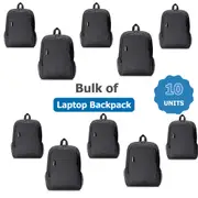 Bulk of 10x HP Prelude Pro Recycled 15.6-inch Backpack, Black, water-resistant coating - New