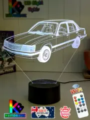 Holden VH Commodore SL/E Personalised3D LED Night Light 7 Colour Change Lamp