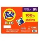 Tide PODS Liquid Laundry Detergent Pacs Spring Meadow - 156 Count