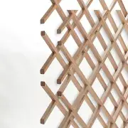 Wine Rack Holder Storage Display Wood 18-Bottle Trimmable Lattice Panel Kitchen