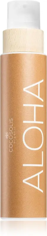 COCOSOLIS ALOHA tanning and treatment oil without protection factor with coconut fragrance 200 ml
