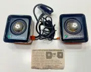 SET OF 2 SONY ERICSSON PORTABLE MINI SPEAKERS, NEW