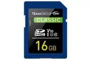 Team Classic SD UHS (Ultra) Memory Card 16 GB [TCSDHC16GIV1001]
