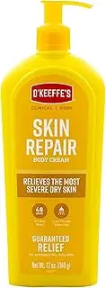 O'Keeffe's Skin Repair Body Lotion and Dry Skin Moisturizer, Pump Bottle, 12 ounce, Packaging May Vary