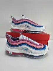 Nike Air Max 97 SE (GS) Big Kids' Shoes White-Active Fuchsia DV7550-100 SZ 7Y