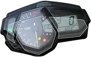 Screen Protector Motorcycle Speedometer Scratch Cluster Screen Protection Film Protector, for YZF R3 MT-03 YZF-R3 MT03 YZFR3 2015-2017 Motorcycle Dashboard Screen Protector(BLACK 4 pcs)