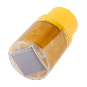 (Yellow)Flashing LED Warning Signal Light Solar Power Emergency Security AOS