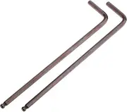 Musiclily Basic 4mm Guitar Truss Rod Hex Wrench Allen Key Ball End Adjustment Tool for China made Acoustic Guitar (Set of 2)