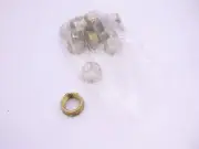 14 Pack 1-1/2" Faucet Brass Threaded Locking Nuts