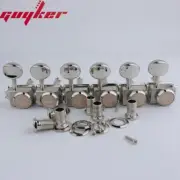 Vintage Nickel Lock String Tuners Nut Style Electric Guitar Machine Heads 1:15