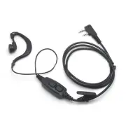 Dual PTT Headset Earphone w/ Microphone Mic For Baofeng BF-UV5R UV82 UV82L UV-89