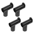 4 Pcs Right Angle Joint Plug Clothes Hanger Connecting Hook Rack Fitting