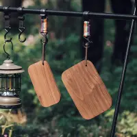 在飛比找蝦皮購物優惠-嘉胜居︱日式戶外切菜板迷你水果旅行案板野餐便攜黑胡桃木雙面戶