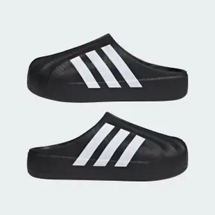 【adidas 愛迪達】SUPERSTAR 穆勒鞋 拖鞋 男鞋 黑 懶人拖 防水 休閒(IG8277 ∞)