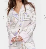 Peter Alexander Floral Scarf Print Long PJ Set Size XS RRP$139.00