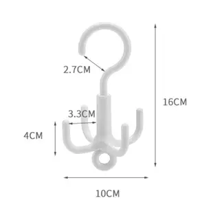 四爪 包包掛勾 北歐風掛勾 360度 旋轉掛鉤 包包收納 免釘掛勾 掛勾 衣架 包包掛鉤 晾鞋架 晾曬架 居家 衣服掛架